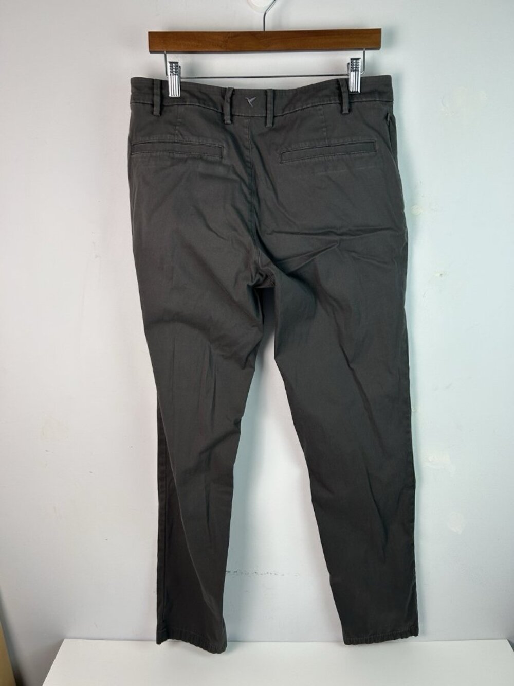 Birddogs Pants Mens 34x32 (x31)  Charcoal Lined Stretch Chino Performance Slim